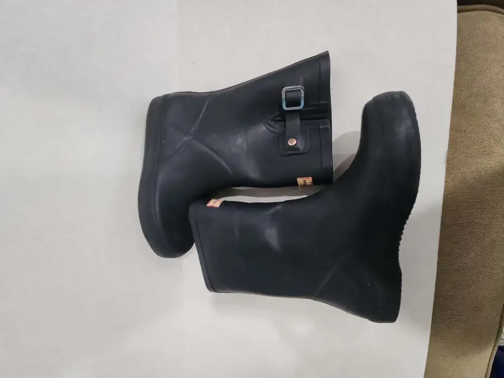 Hunter Kids Original Rain Boots Black Size 12/13